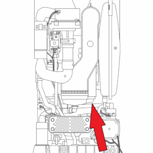 0020195473 - VAILLANT - EcoFIT VU - EcoFIT Pure 412 VU 126/6-3 OV - Gasket - Flue Pipe Bottom